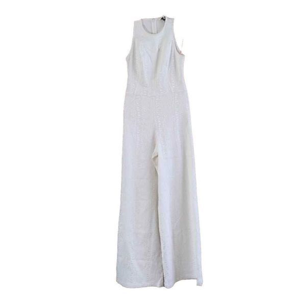 Alexis White Kalvina Halter Style Sleeveless Jumpsuit Sz S NWT - Picture 3 of 15